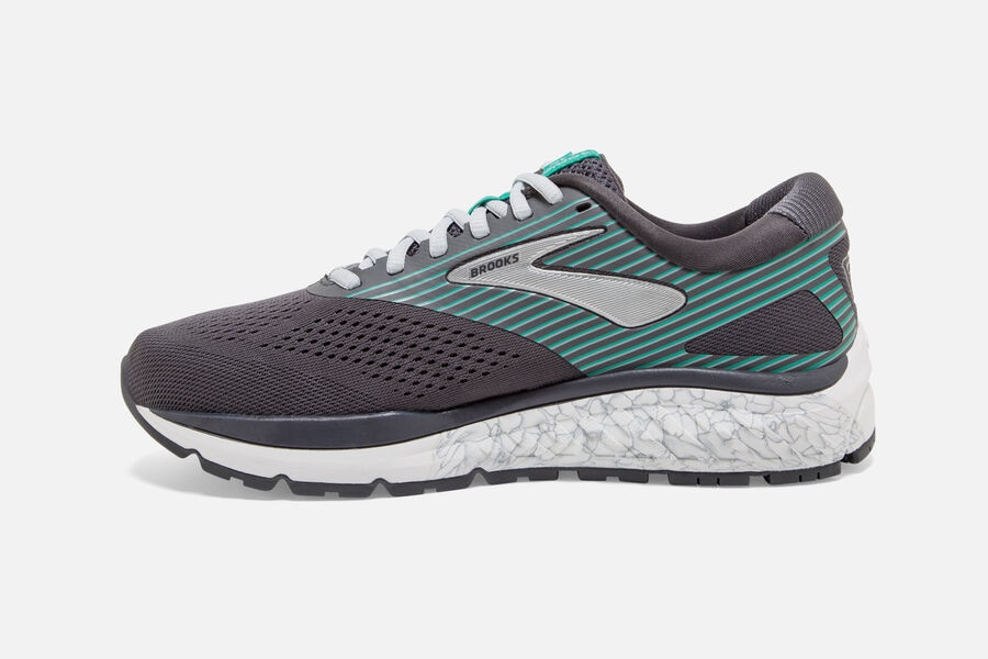 Addiction 14 Road Brooks Running Shoes NZ Womens - Grey - WCFHLG-640